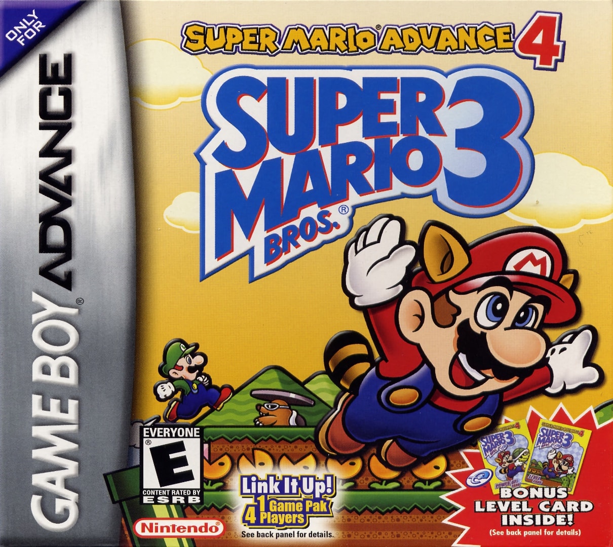 Super Mario Advance 4 - Super Mario Bros. 3 box art
